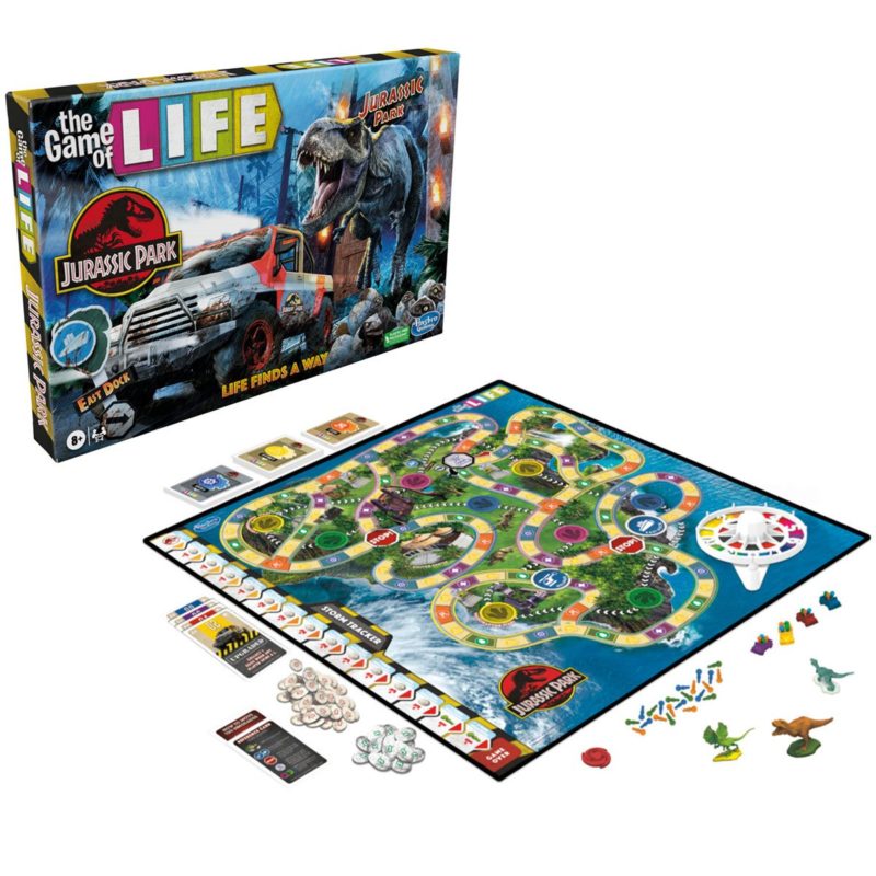 Jurassic Park Edition Game of Life Board Game