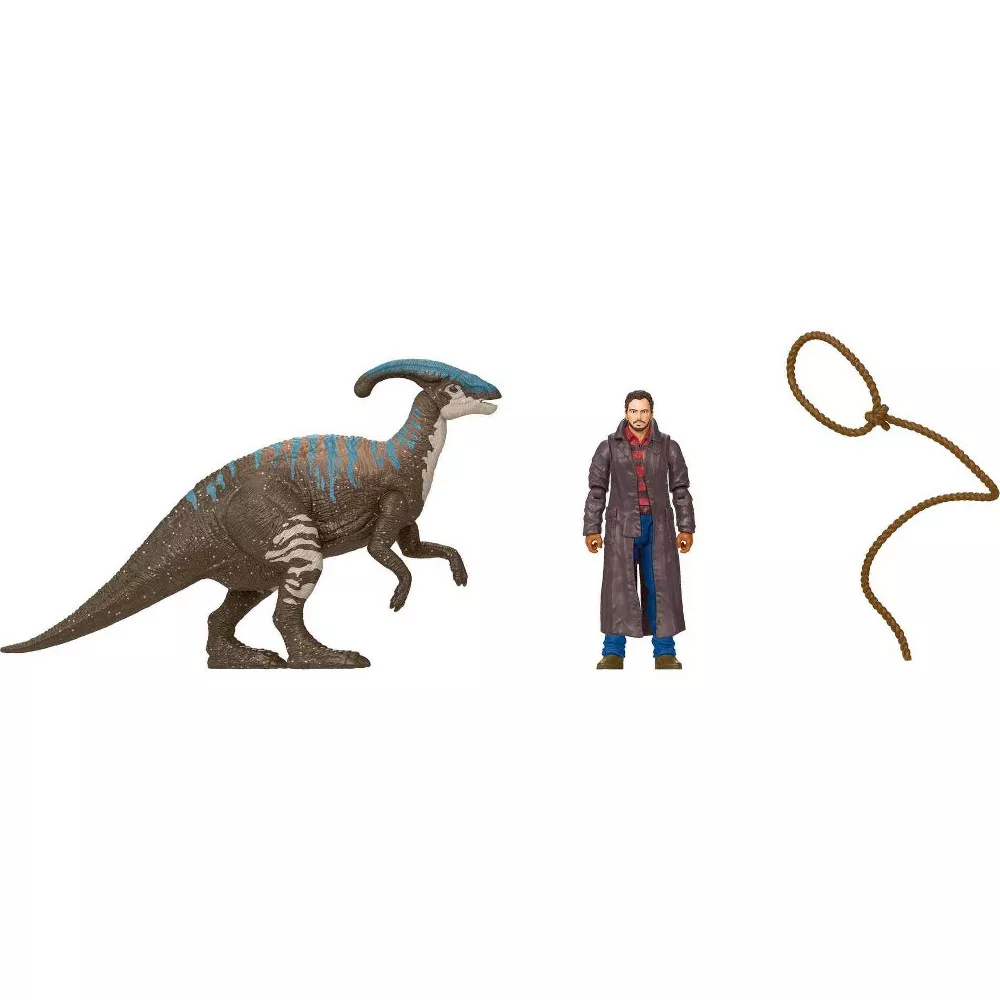 Jurassic World Dominion Owen And Parasaurolophus Action Figures 2pk Rexys Reviews 