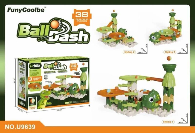 Dinosaur Ball Dash Track - 38 Piece