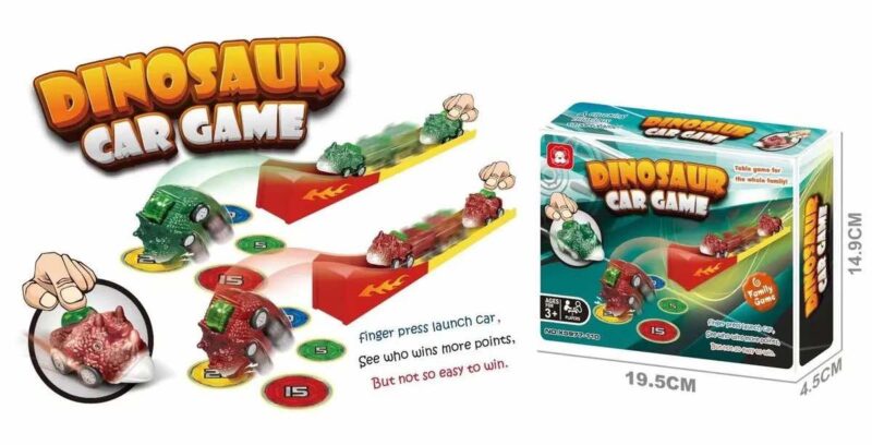 Dinosaur Car Game Finger Press Launch Cars