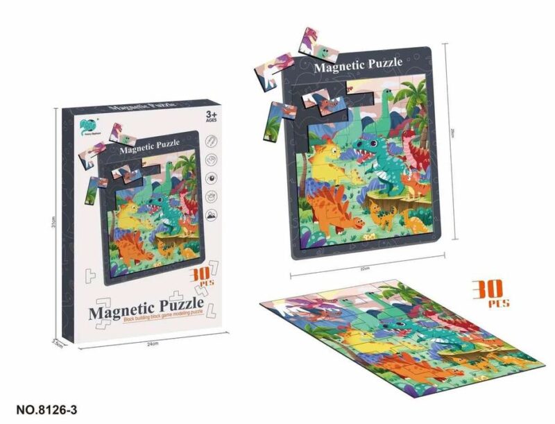 Magnetic Dinosaur Puzzle