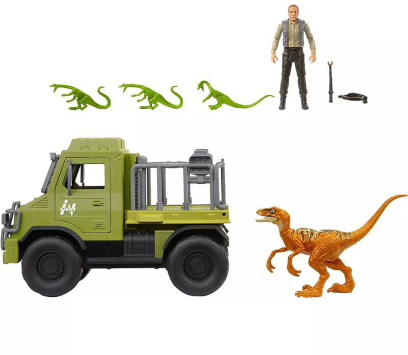 Jurassic World Legacy Collection Isla Sorna Jeep Expedition Toy Vehicle Pack - Image 2